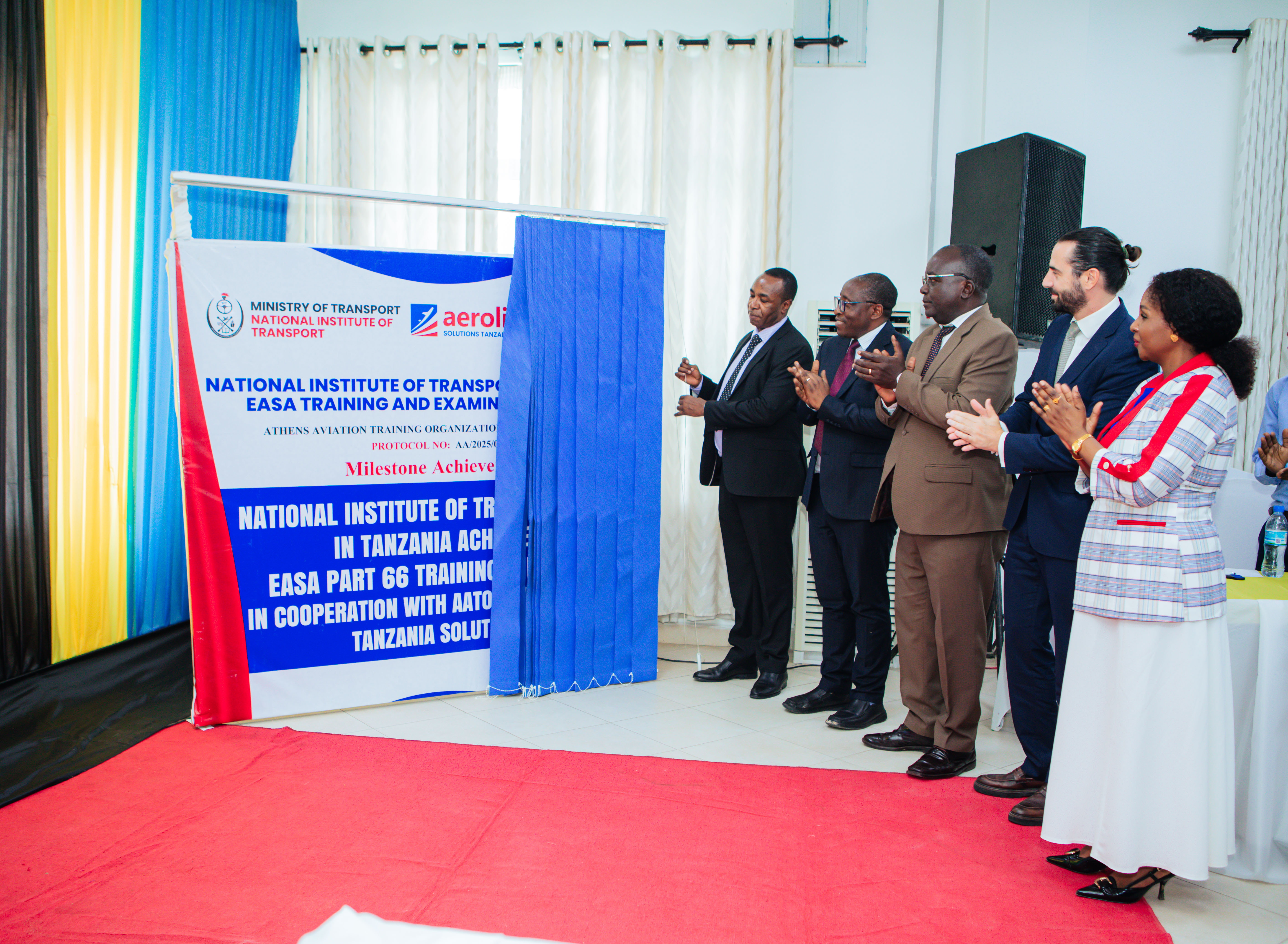 EASA Part-66 inauguration ceremony at the National Institute of Transport in Tanzania